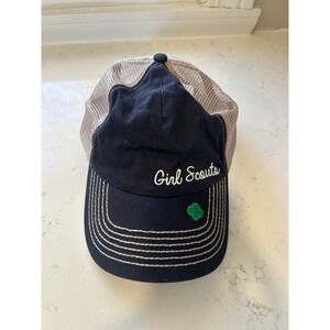 Girl Scouts Navy Baseball Hat Trucker Mesh Back Adjustable Snapback